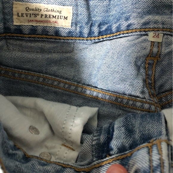 Levi’s Denim Shorts Premium 24 - Picture 4 of 6